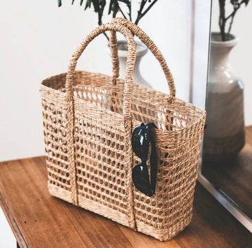 Open Weave Seagrass Bag