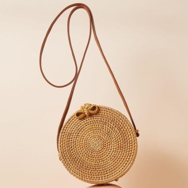 Rattan Cross Body Bag