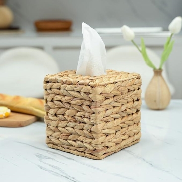 Water Hyacinth Tissue Box Holder