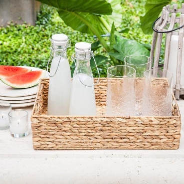 Water Hyacinth Serving Trays