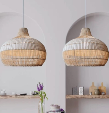 CaoBang Rattan Hanging Lampshade