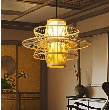 SONGHAU BAMBOO HANGING LAMPSHADE