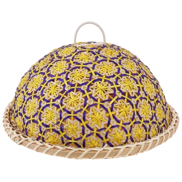Bamboo Woven Food Tent Basket