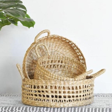 Seagrass Round Baskets