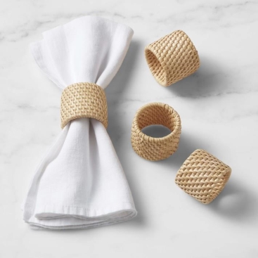 Rattan Woven Napkin Rings