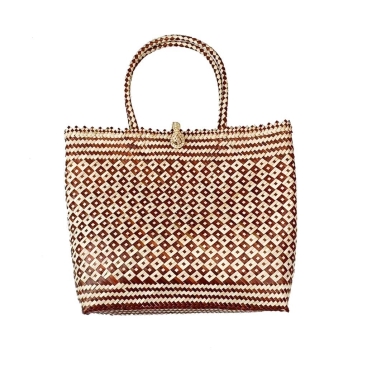 Woven Palm Leaf Bag