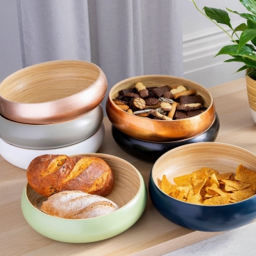 Spun Bamboo Bowls