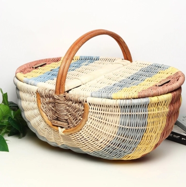 Rattan Picnic Basket